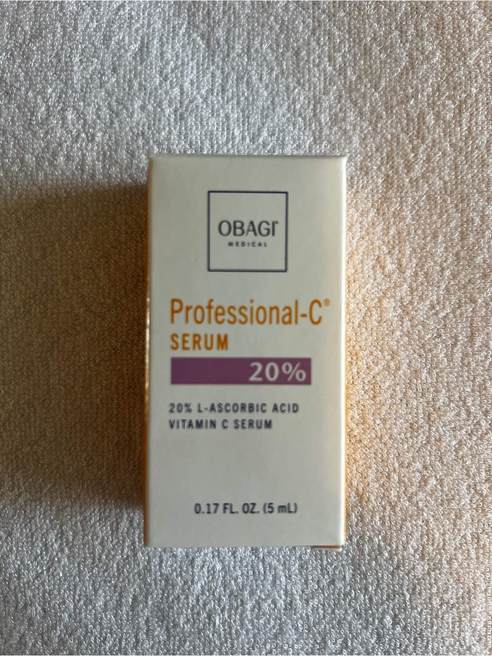 Brand new, authentic Obagi Professional-C 20% Vitamin C Serum (5 mL travel size)